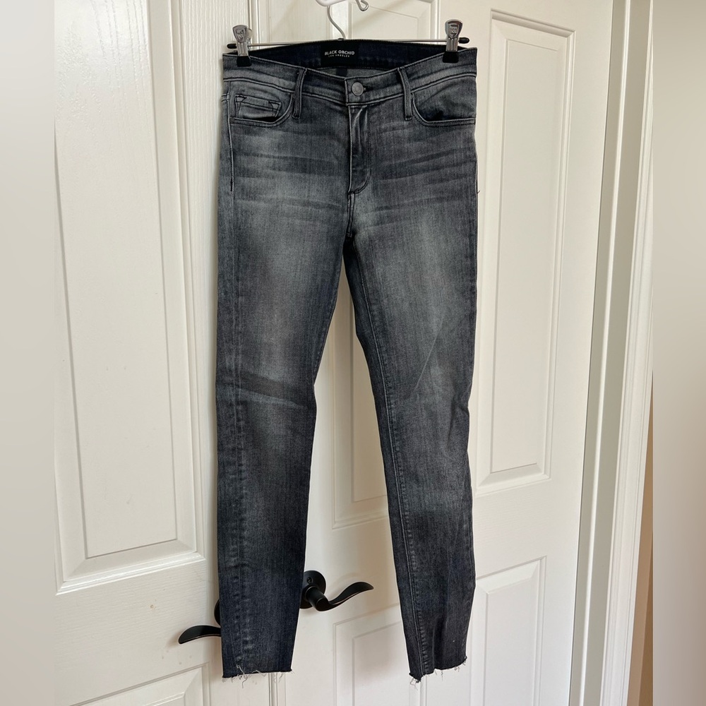 Black Orchid Noah Ankle Fray Jeans